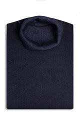 Rollkragenpullover mit Stonewashed-Effekt