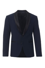 Tuxedo jacket in jersey