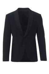 Tuxedo jacket in jersey