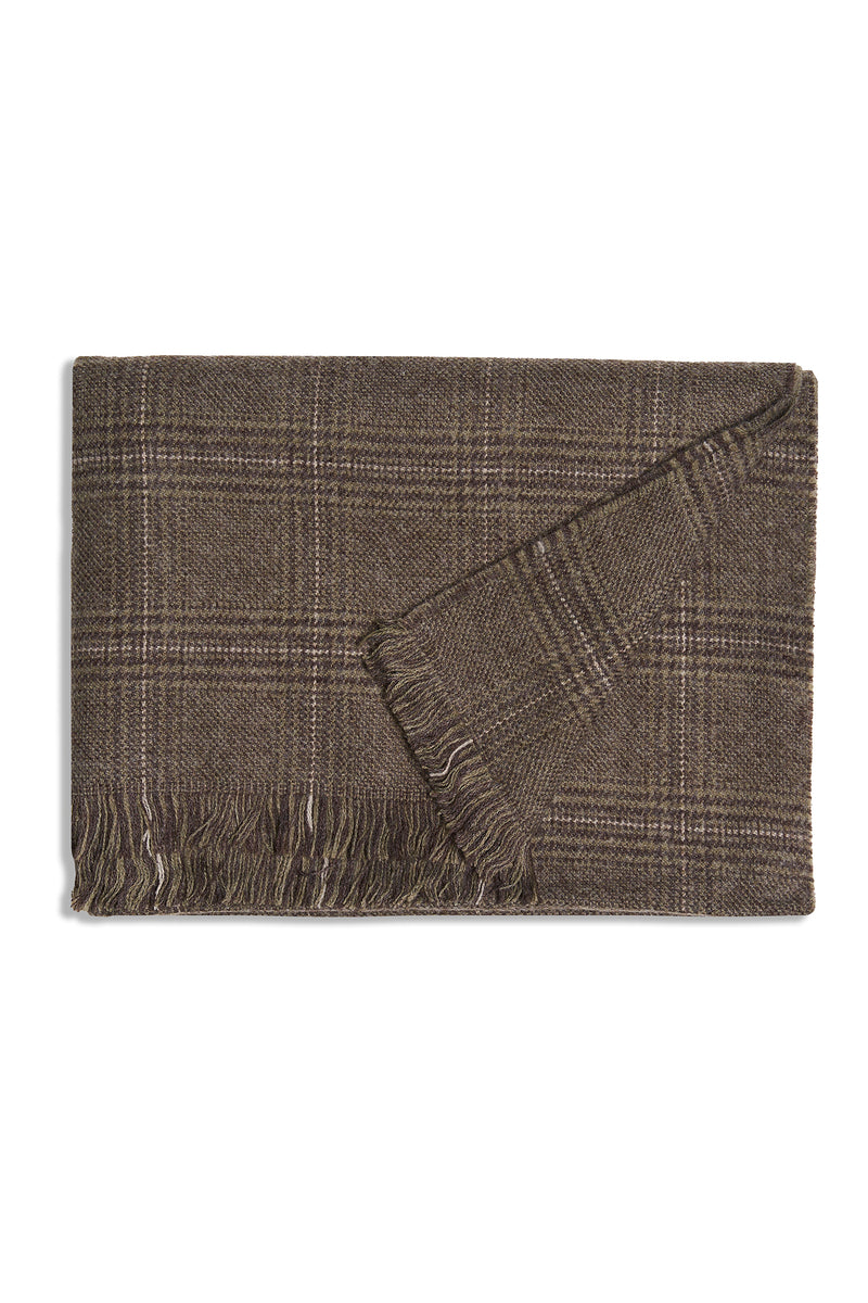 Checked scarf